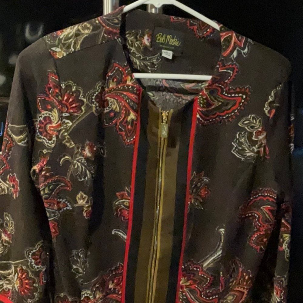 Bob Mackie Wearable Art Jacket - image 2